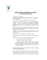 Compte-rendu du conseil municipal du 27 mars 2025