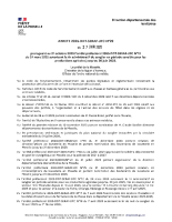 AP 2025-29 prorogation AP 2025-12 tirs administratifs sanglier période sensible cultures