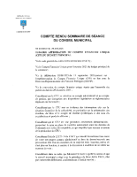 CR du conseil municipal du 29 avril 2026